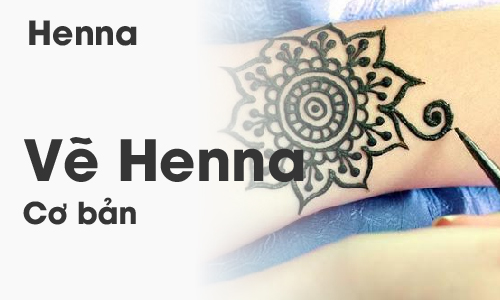 Vẽ henna cơ bản ai cũng có thể làm được